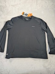 Eddie Bauer FreeDry Brushed Long Sleeve Crew Shirt Men’s Size 2XL Black