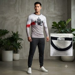 Khmer Yaksha Graphic Long-Sleeve Performance Jersey – Made in Cambodia Size XL