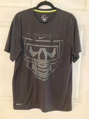 Nike Men’s Dri-FIT Football Jersey – Skull in Helmet – Size L