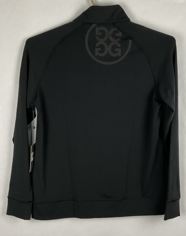 G/FORE NWT Mens Luxe Staple Midlayer 1/4 Zip Pullover Small S Onyx Blend LS New gallery