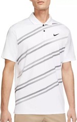 Nike Men’s Dri-FIT Vapor Printed Polo DH0791-025 Silver Black Medium