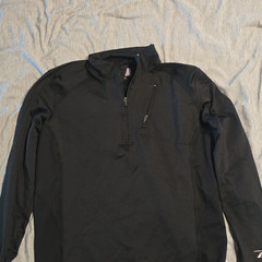 Pro Player PERFORM-DRI Men’s M Black 1/4 Zip Mock Neck Pullover Activewear Top