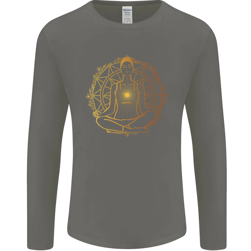 Spiritual Yoga Meditation Peace Mens Long Sleeve T-Shirt gallery