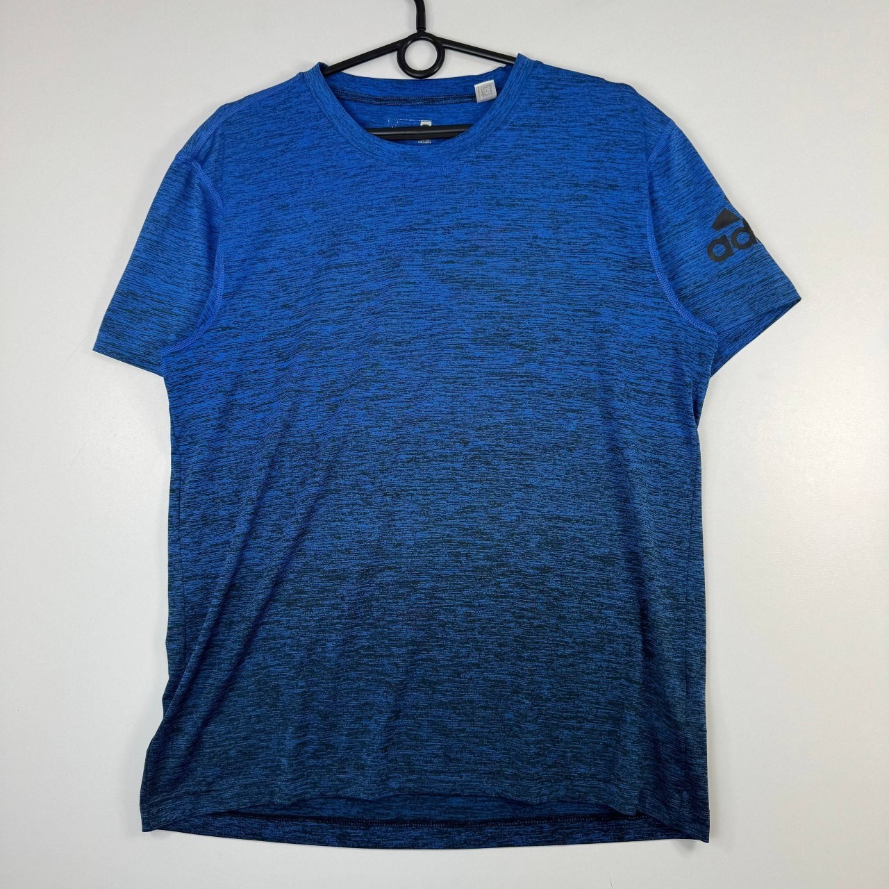 Adidas Climalite Space Dye Performance S94455 T-Shirt Blue Short Men's M gallery