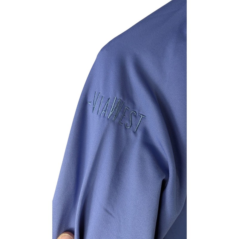Peter Millar Forge Golf Pullover Viawest Real Estate 1/4 Zip Large Blue gallery