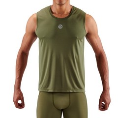 SKINS Series 3 Mens Green Sleeveless Tank Top Size Medium BNWT C2641