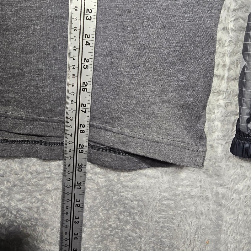 Under Armour Windbreaker Shirt Mens Small Gray Colorblock Wind Anorak Hoodie gallery