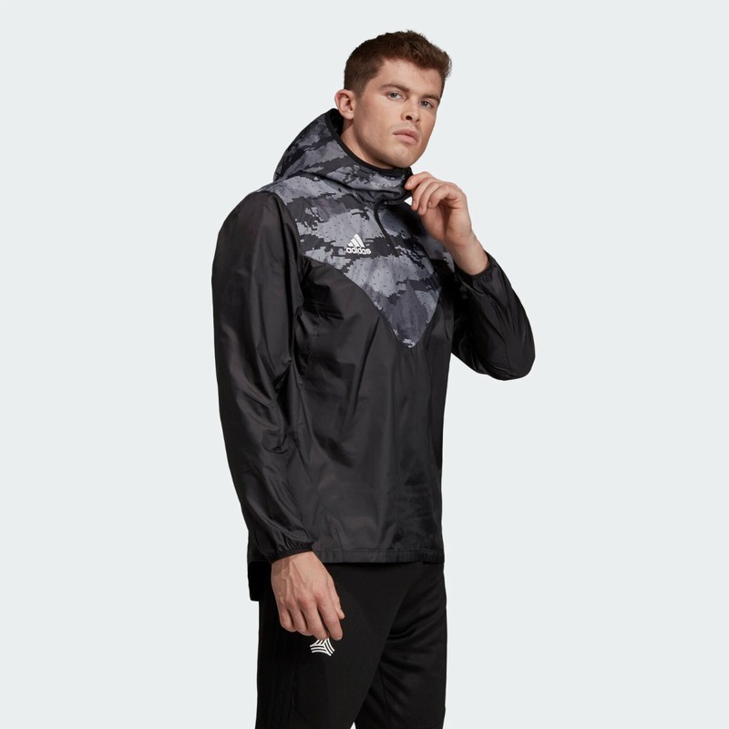 ✔️ adidas Soccer Tango ADV Windbreaker Black Camo Small 🚀 SAME DAY SHIPPING 🚀 gallery