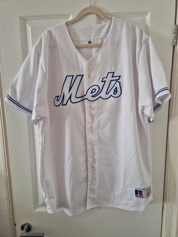 Vintage New York Mets Russell Athletic Baseball Jersey 3XL gallery