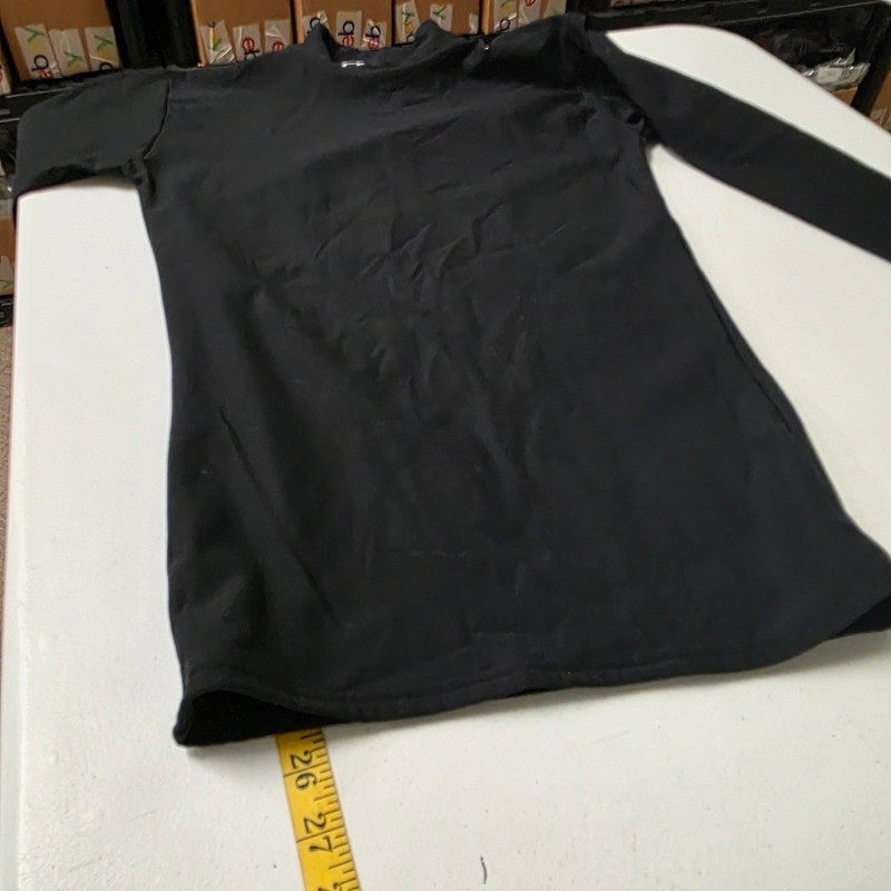 Under Armour Mens Large Mock Neck Long Sleeve Compression Shirt Black USA Sports gallery