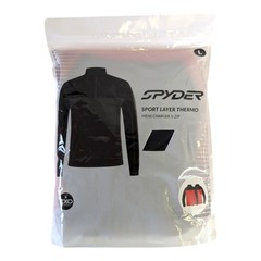 Spyder Mens Large Red Charger 1/2 Zip Sport Layer Thermo Stretch Pullover Shirt