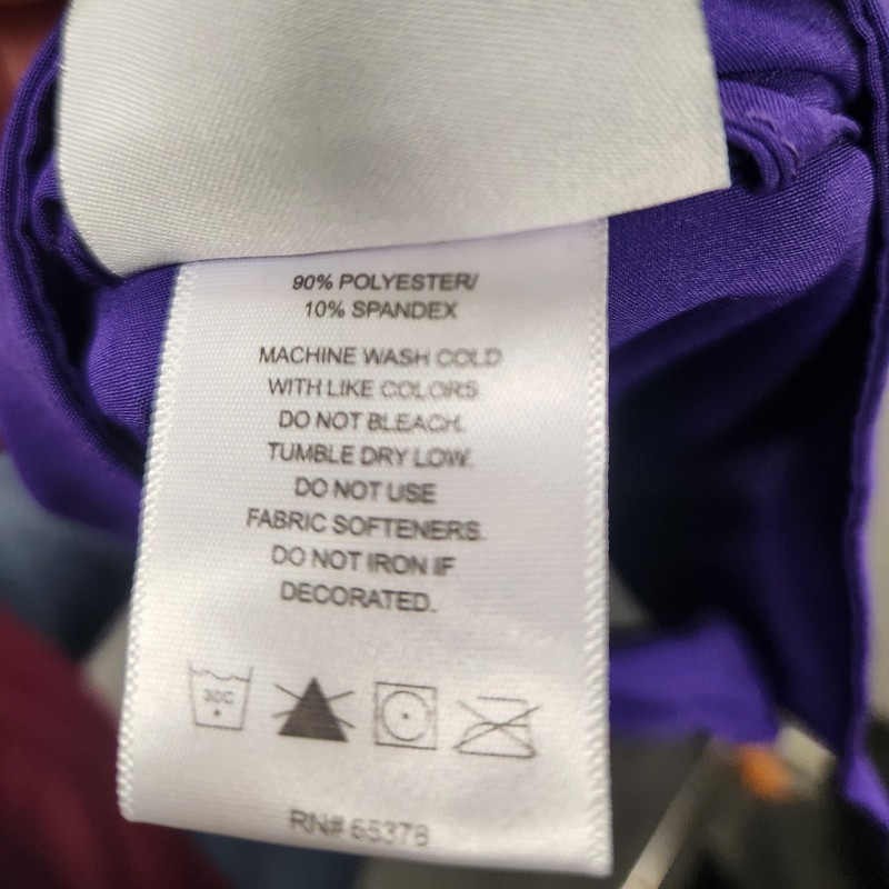 Purple Gray AUGUSTA SPORTSWEAR Size L ADULT Pockets Oversized gallery