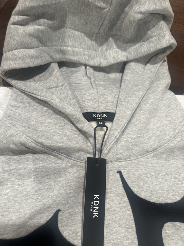 KDNK Top And Bottom Outerwear Size Men’s XL New Release Streetwear Heather Grey gallery