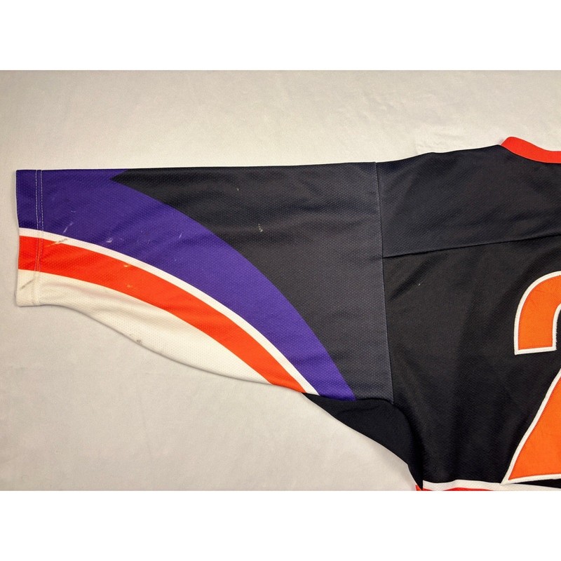 OT Sports Clemson Tigers Hockey Jersey XL Black Orange Purple 27 Made in USA gallery