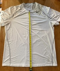 Nike Pro Dri-Fit Fitted Short Sleeve Shirt XXL White