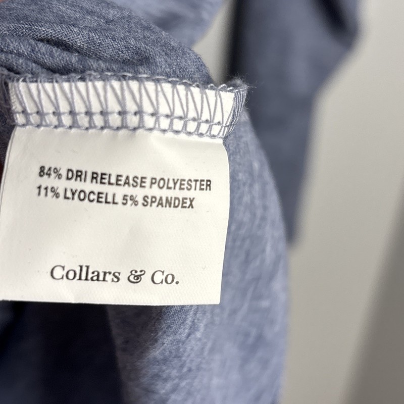 Collars & Co DriRelease Performance 1/4 Zip Pullover Size Small Blue NEW gallery