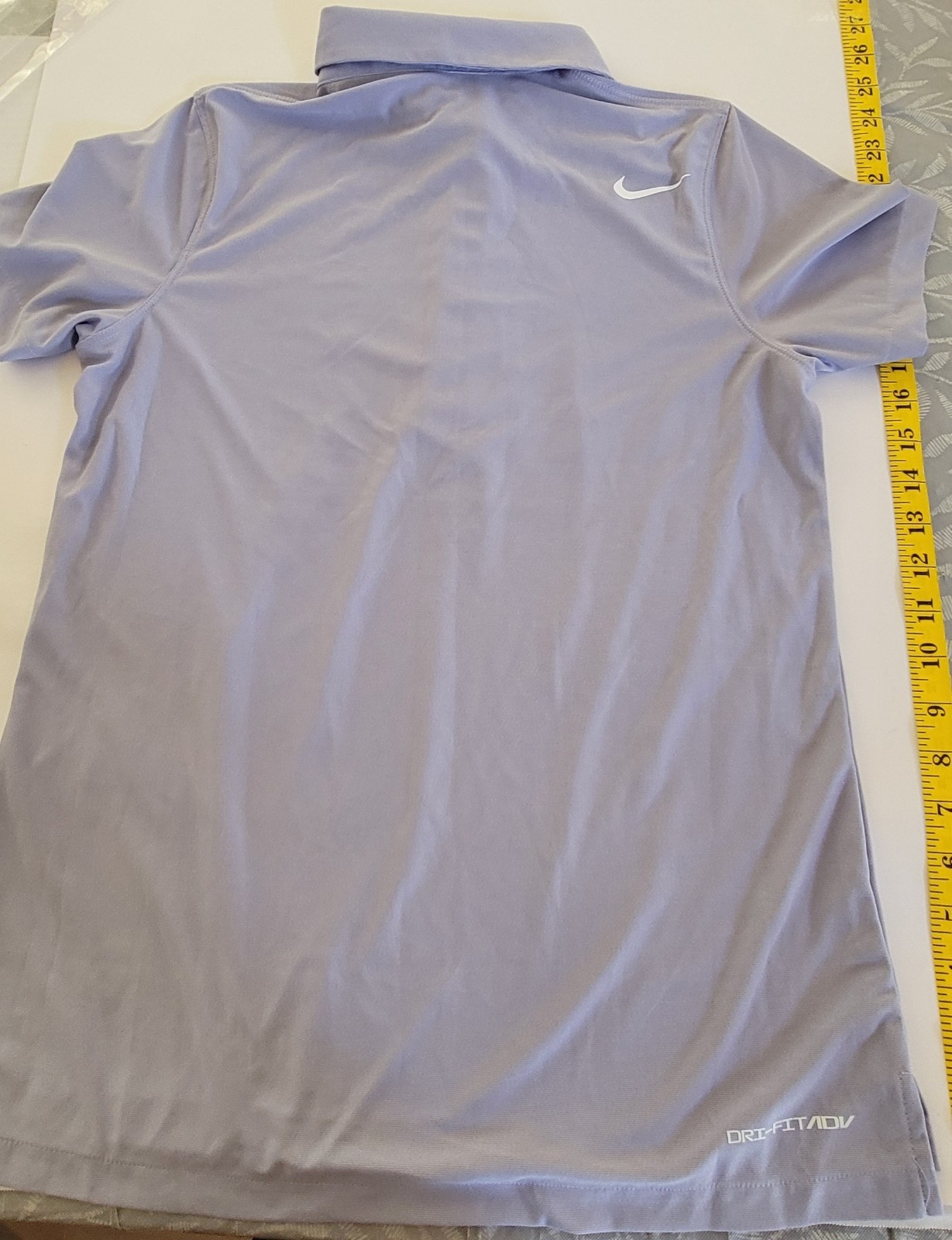 Nike Dri-FIT ADV Dri-FIT Men's Solid Purple Short Sleeve Polo Shirt M gallery