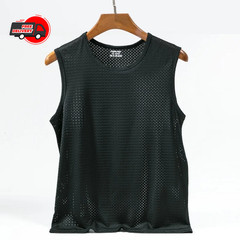 Men’s Ice Silk Mesh Tank Top Gym Stringer Fitness Vest Sleeveless Muscle Shirt