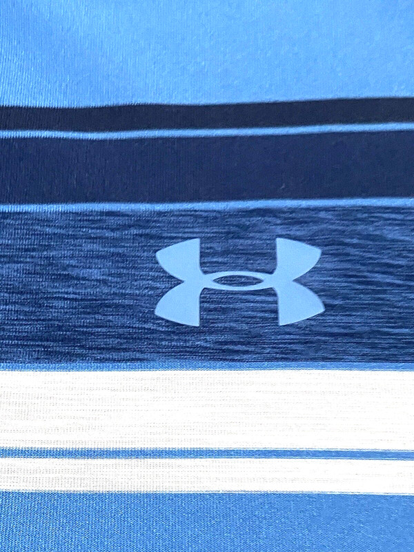 Under Armour Men's Size Small UCLA Striped Polo Shirt Short Sleeve Embroidered gallery