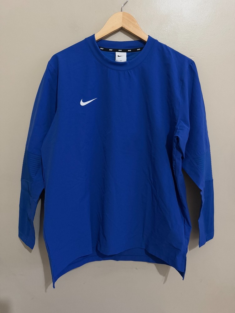 Nike Baseball Dri-FIT Lightweight Player Pullover Blue Men's M FD4291-449 NEW