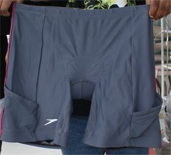 MENS SPEEDO BLUE RED CYCLING SHORTS NYLON NWT MEDIUM