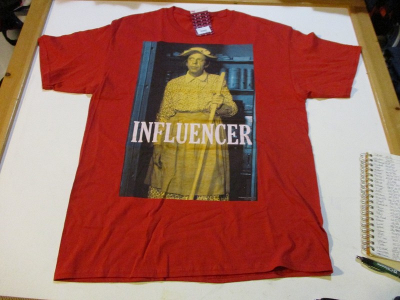DON KNOTTS BARNEY FIFE INFLUENCER T-SHIRT LARGE NEW NWT THE ANDY GRIFFITH SHOW gallery
