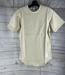 ASICS Tiger Off White Beige OP Short Sleeve Premium T-Shirt Size S