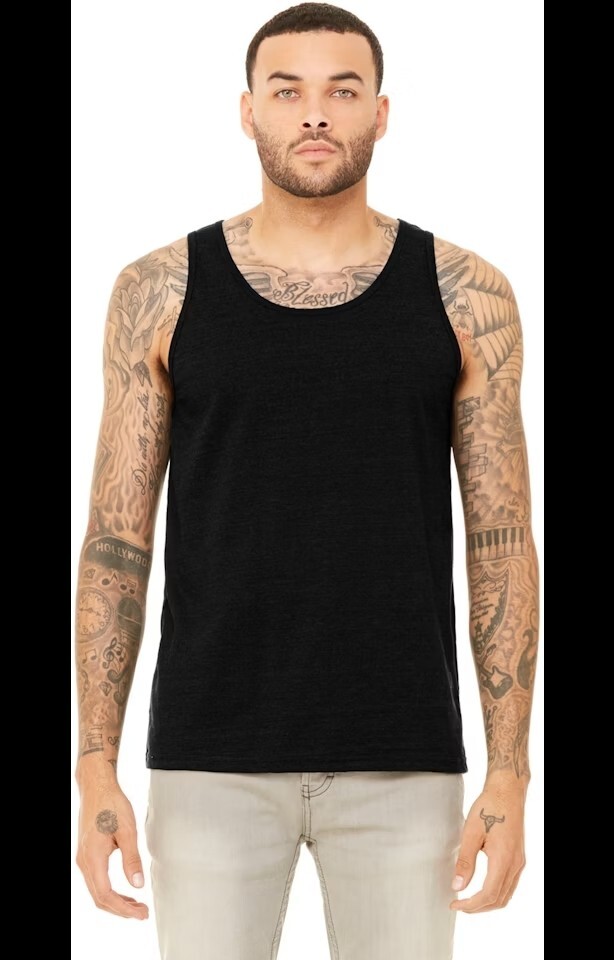BELLA CANVAS 3480 Unisex Tank Top Sleeveless Cotton Jersey Round Neck gallery