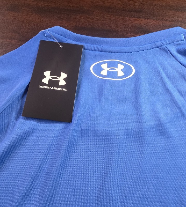 Under Armour Men's Tech Textured Short Sleeve Tee Tech Blue, Size M gallery