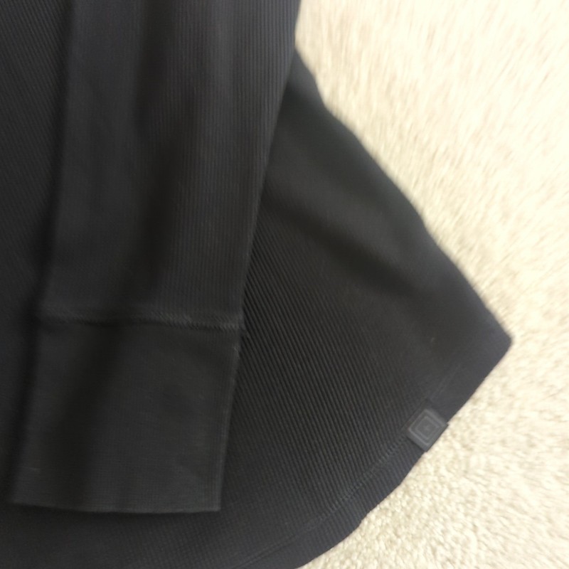 5.11 Tactical Shirt Mens Large Black Thermal Long Sleeve Waffle Base Layer * gallery