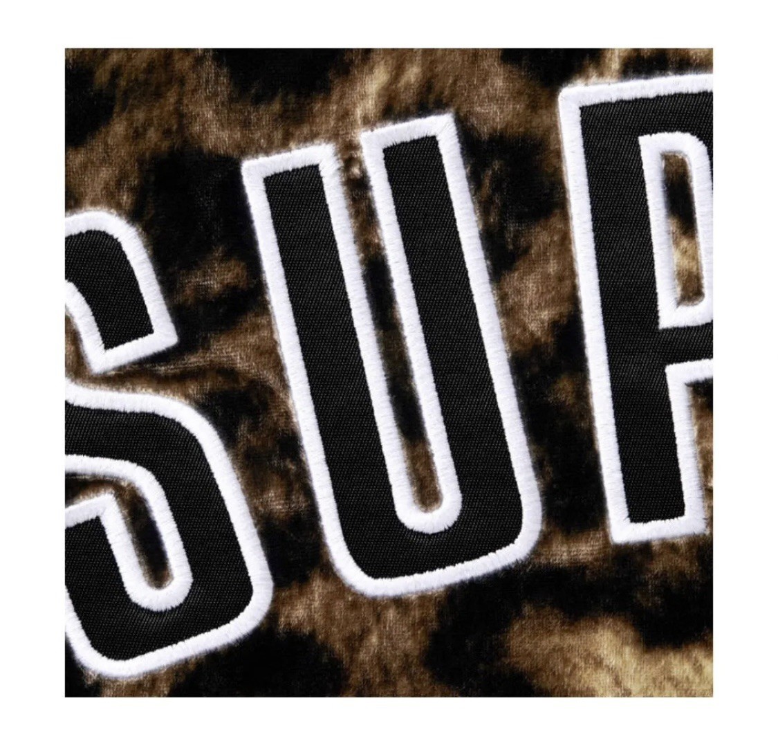 Supreme Velvet Baseball Jersey "Leopard" Size S gallery