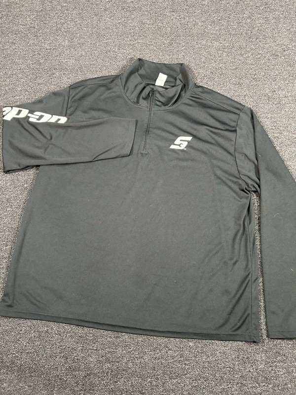 Snap-On Tools Quarter-Zip Performance Pullover Shirt Black Size XL Long Sleeve gallery