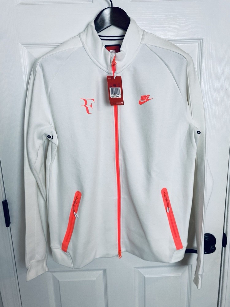 Nike Roger Federer RF 2015 US Open N98 Tennis Jacket Large Rafa Nadal Alcaraz