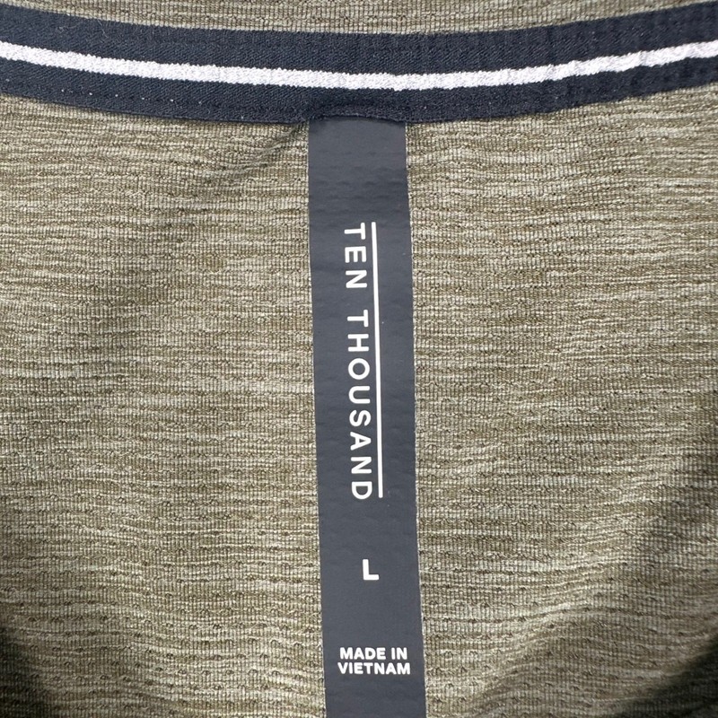 Ten Thousand Versatile Shirt Mens L Olive Green Heather Training Tee TTKT009 gallery