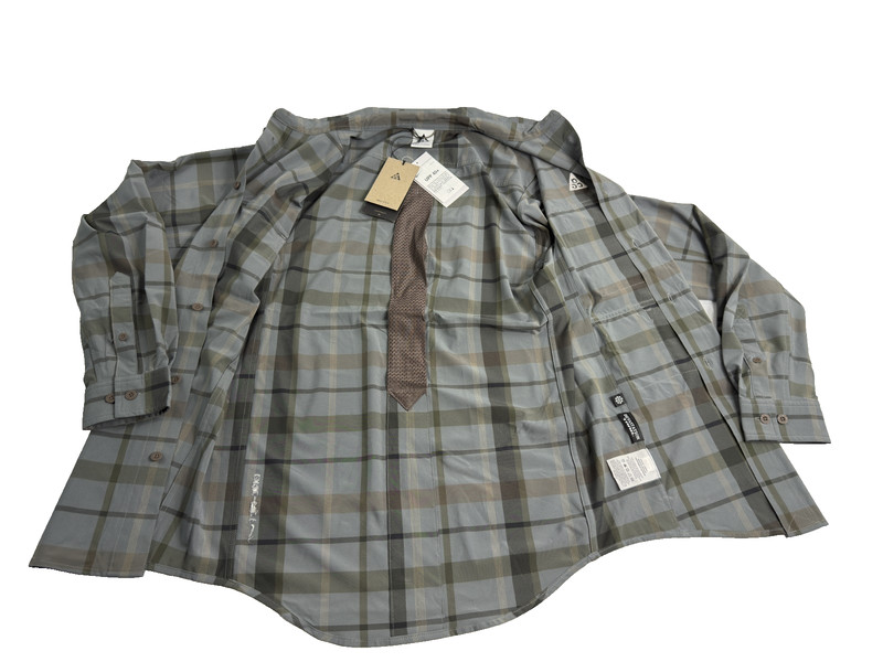 Nike ACG Dri-FIT UV Devastation Trail Shirt Smoke Grey Men`s Size S DO9325-084 gallery