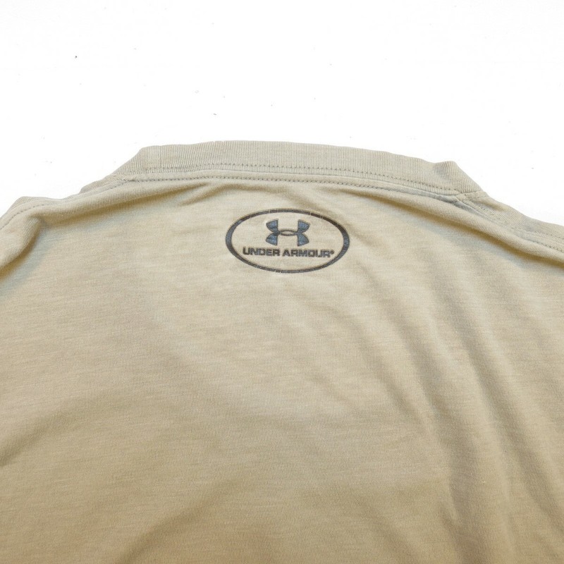 UNDER ARMOUR SERVICE BEFORE SELF MILITARY USA AMERICA TEE T SHIRT Mens L Gray gallery