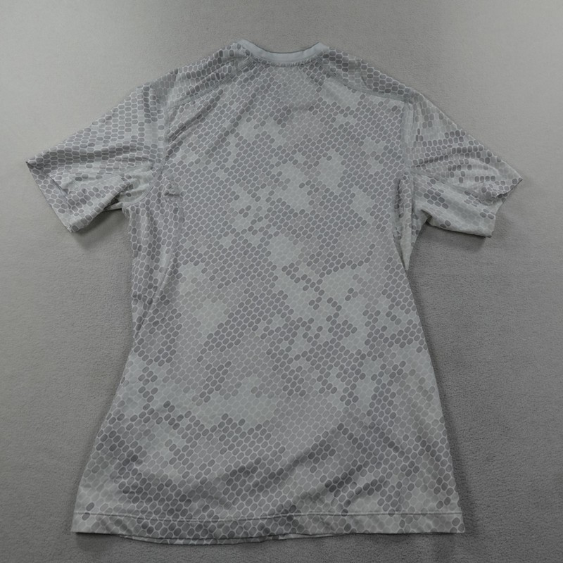 Nike Pro Combat Shirt Mens Small Gray Camo Fitted Compression Tee 435930 gallery