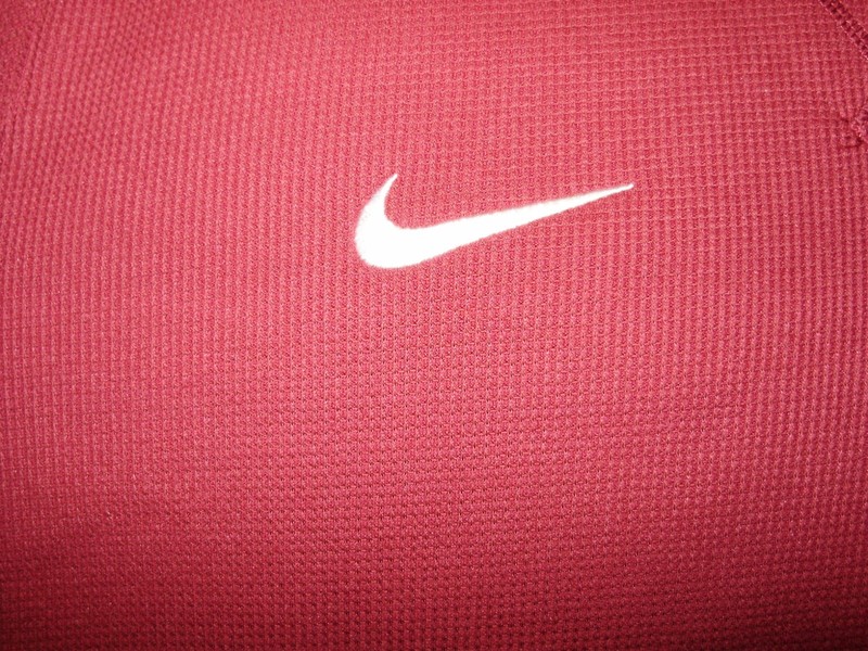 NIKE FJ9547-610 Cardinal White Crew Pullover Fleece L/S Thick Top Men's Large gallery