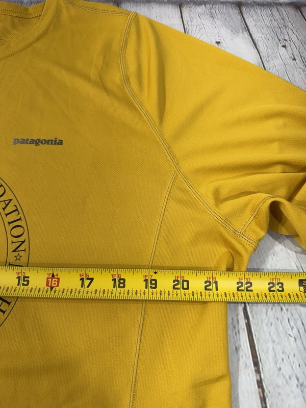 Patagonia Marine Corps Marathon Allied Forces Foundation Men’s Yellow XL Shirt gallery