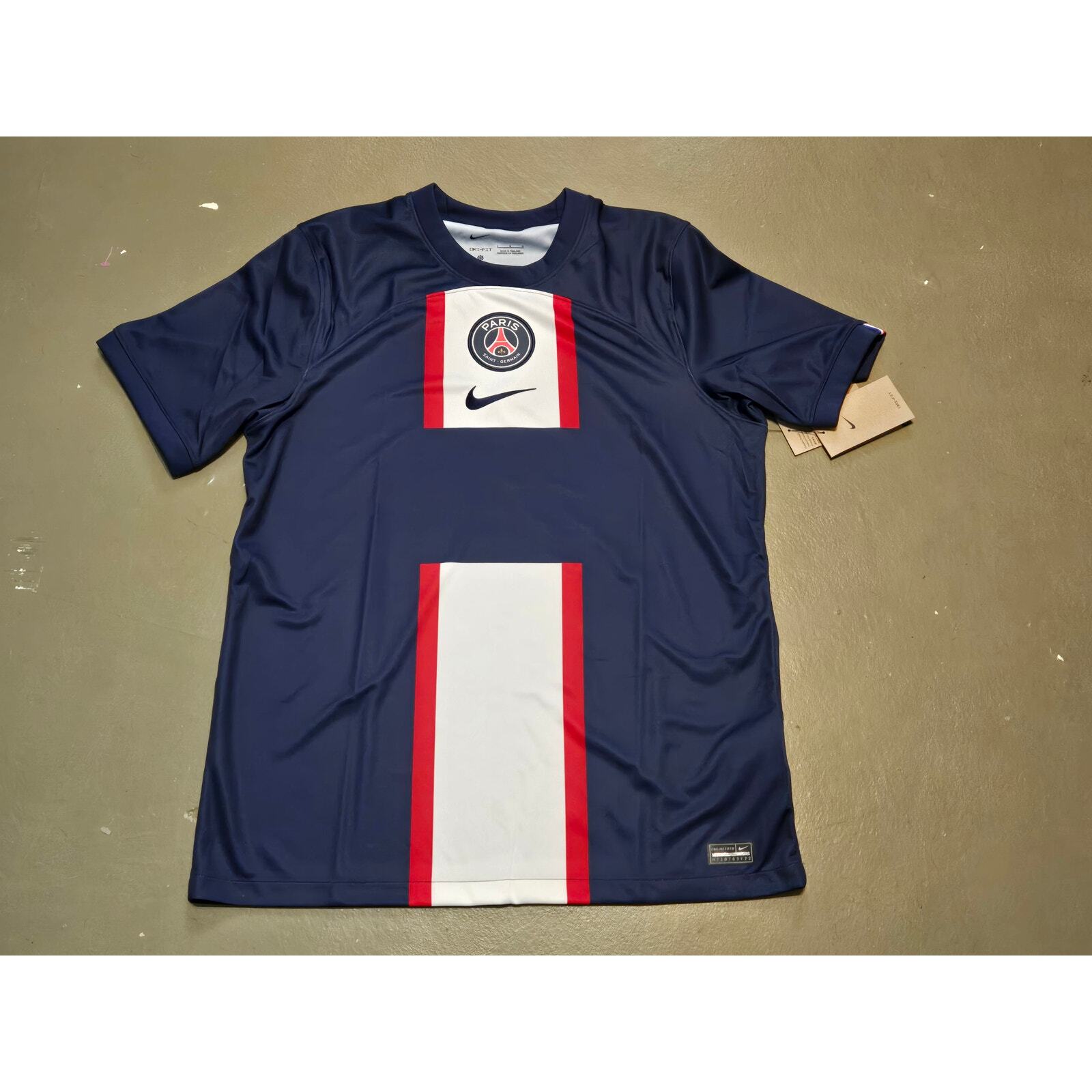 NWT Nike Paris Saint-Germain PSG Home Stadium Soccer Jersey Men's Size Large gallery