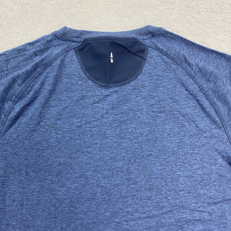 Bass Outdoor T Shirt Mens XL Blue Microtech Performance Short Sleeve Tee gallery
