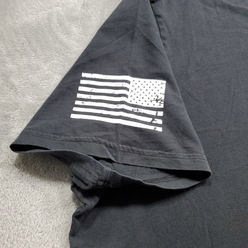 Under Armour Wounded Warrior Project Heat Gear Stretch T-shirt Black Mn Sz 2XL gallery
