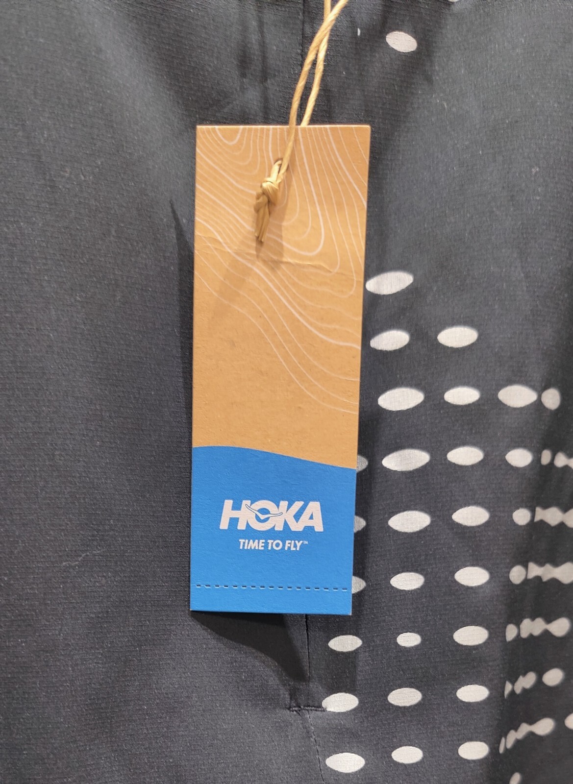 NEW Men's Medium Hoka One 1/2 Zip Wind Shell Lightweight Breathable Black gallery