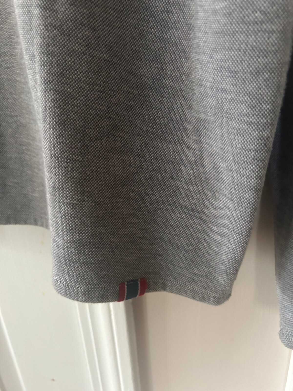 Black Dog Mens Medium LS Shirt Gray Heather 1/4 Zip Front gallery