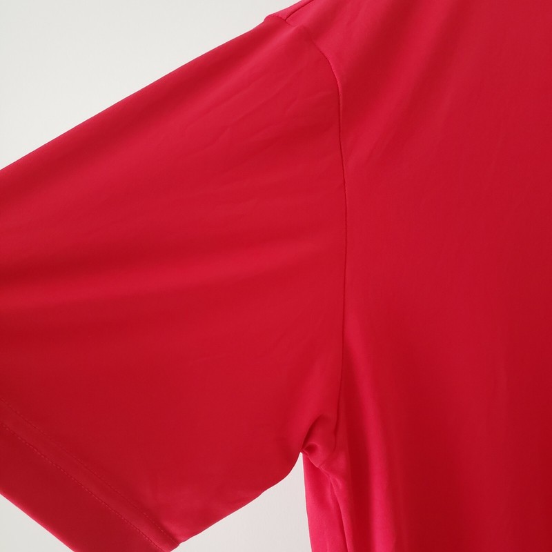 Sport-Tek T-Shirt Tee Mens Large #34 on the Back Red Activewear ST350 Preowned gallery