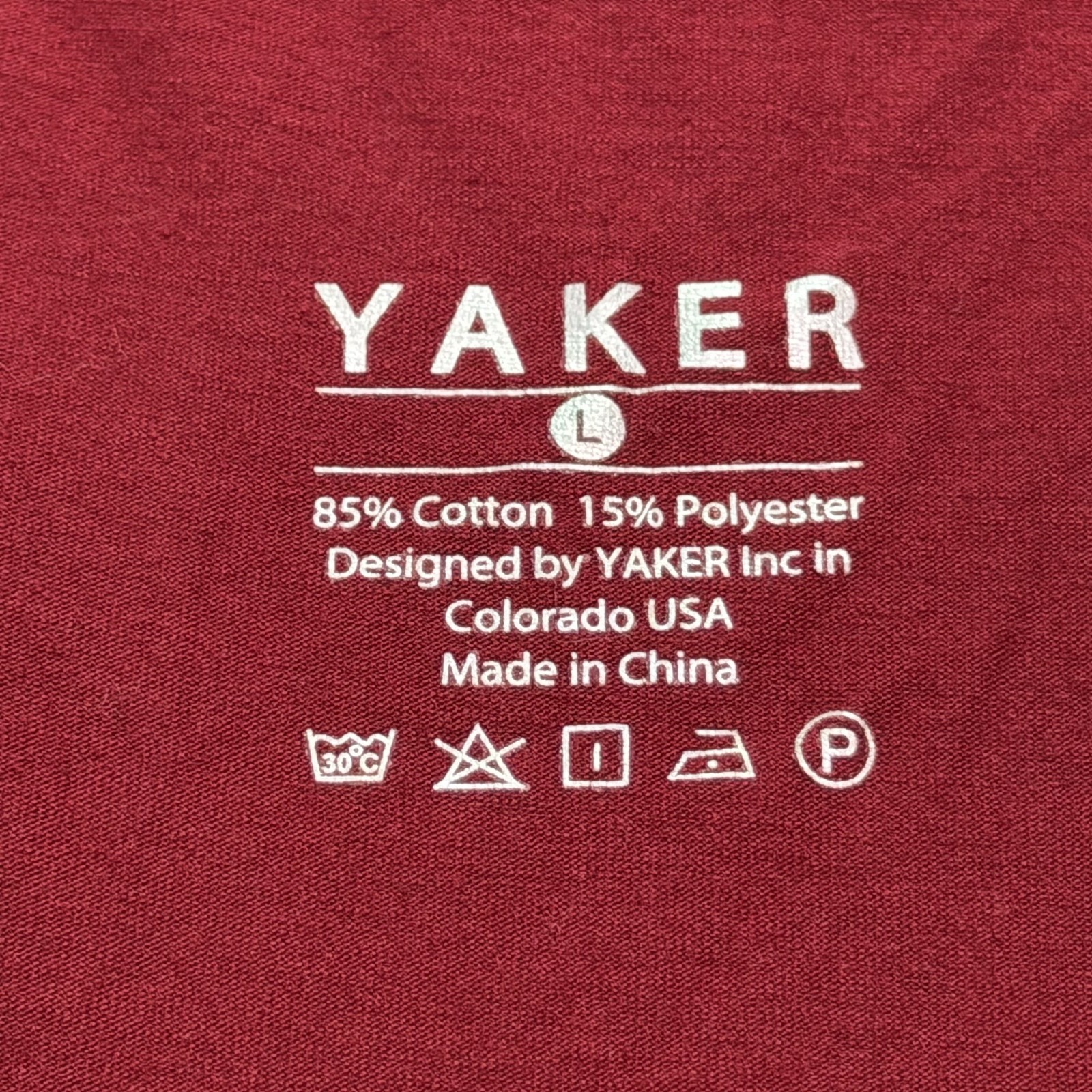 Yaker Tank Top Men's Large Athleisure Gymwear Workout Lounge Red gallery