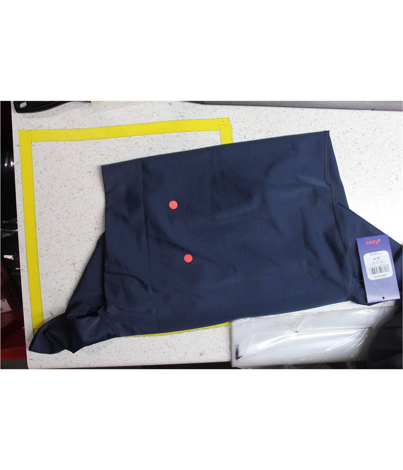 ASICS Mens Compression 1/2 Sleeve Basic T-Shirt, navy, S gallery