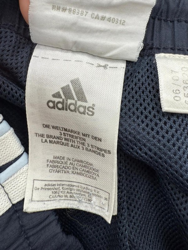 Adidas Track Pants Mens Navy XL Three Stripes Tapered Regular Fit gallery