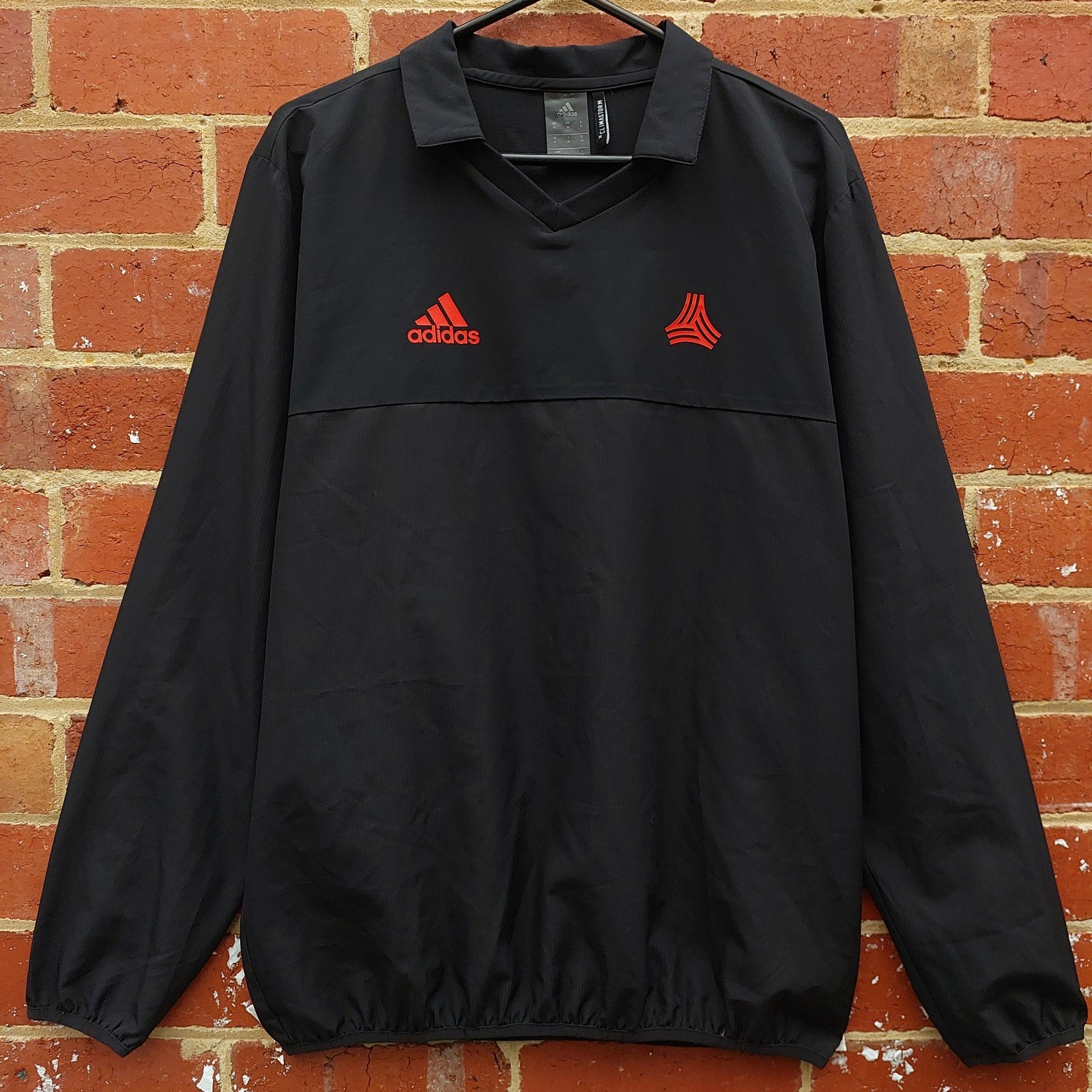 ADIDAS SAMPLE ClimaStorm Soccer Football TAN Woven Training Shirt - Size Medium gallery