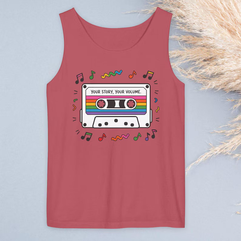 Retro Music Cassette Tank Top Vintage 80s 90s Style Apparel gallery